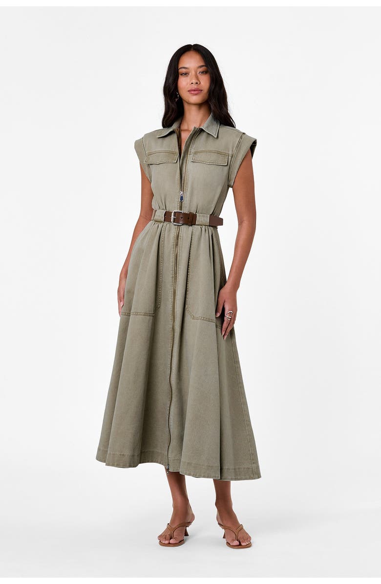NICHOLAS Trisha Dress, Alternate, color, Sage