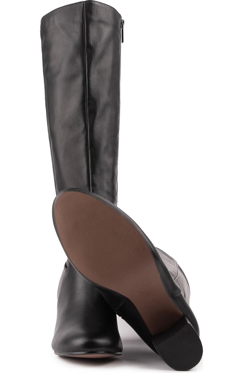 V.GAN LONDON Vegan Avocado Knee-High Boot, Alternate, color, Black