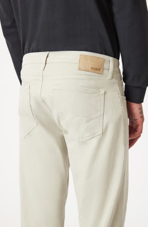 Mavi Jeans Zach Straight Leg Twill Pants In White