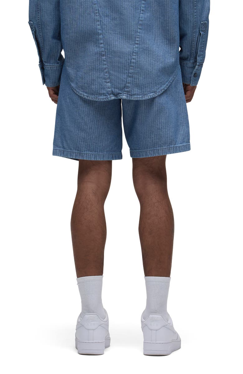 Hudson Jeans Venice Ribbed Cotton Herringbone Chino Shorts, Alternate, color, 