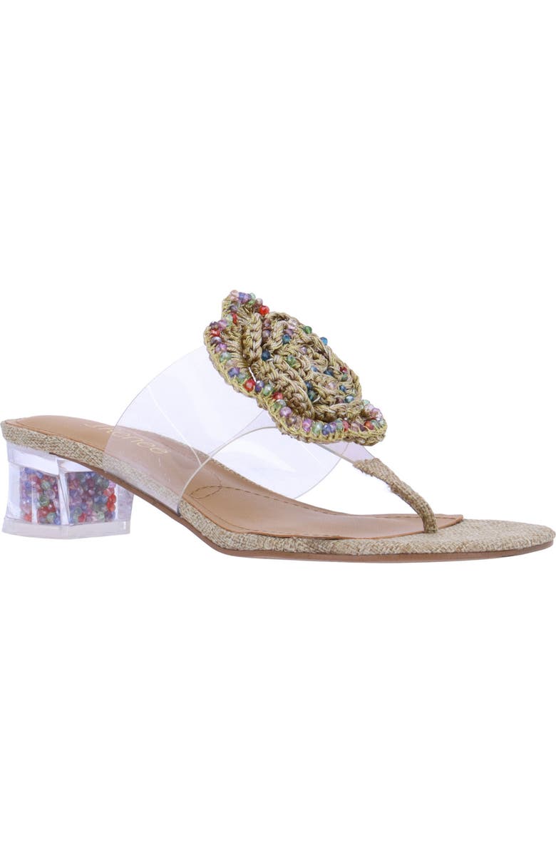 J. Reneé Abriana Sandal, Main, color, Clear/ Natural