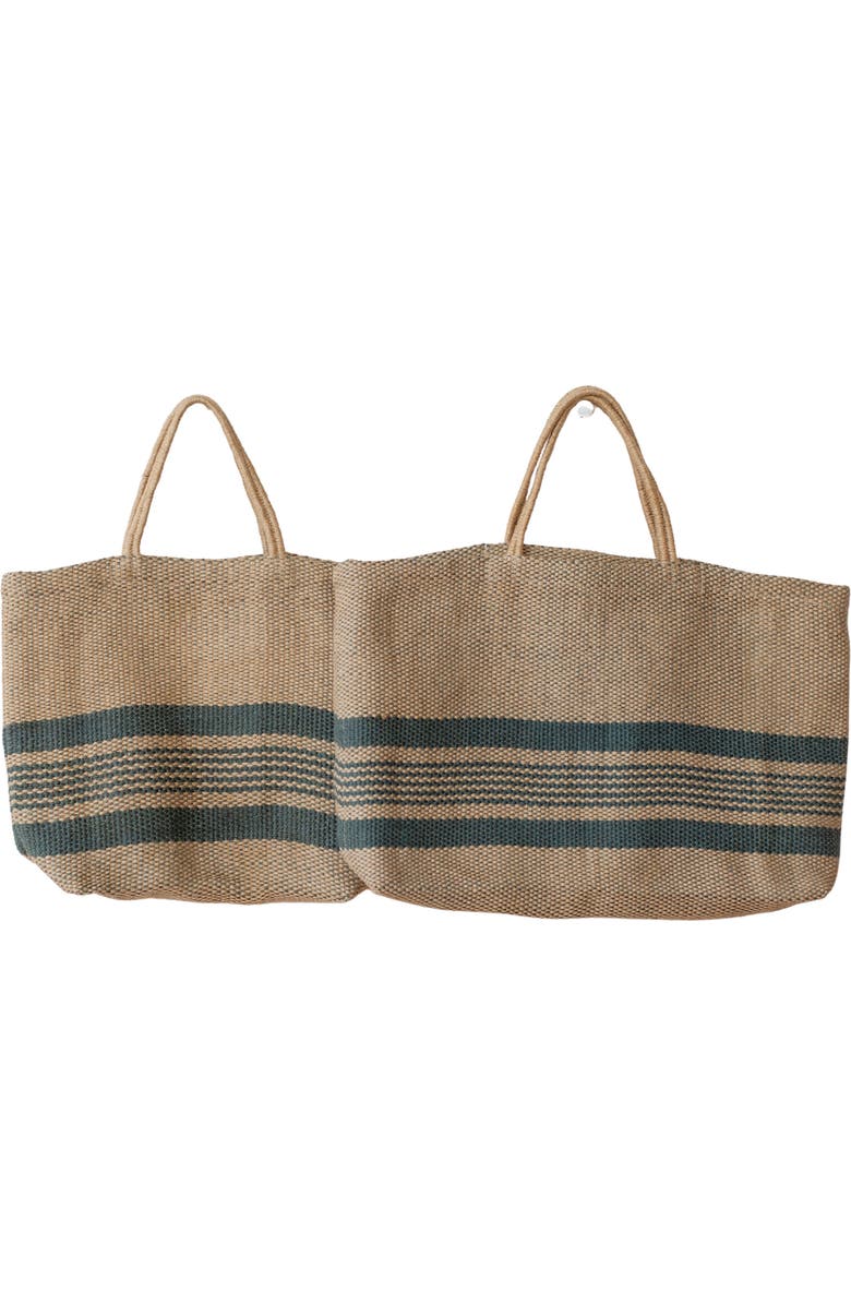Will & Atlas Chelsea Wide Market Shopper Jute Tote, Alternate, color, Natural/ Grey