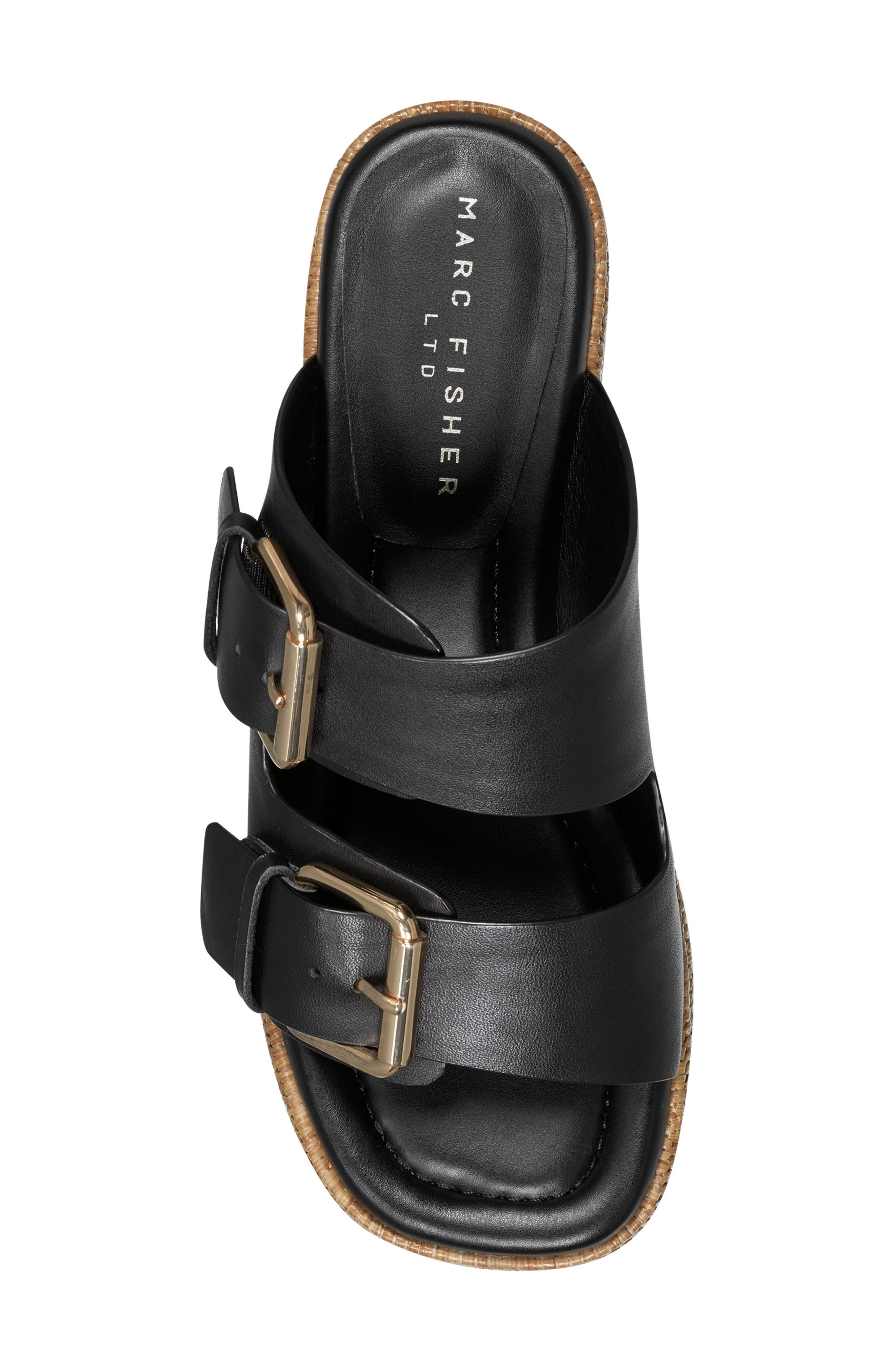 Marc Fisher LTD Palery Platform Slide Sandal, Alternate, color, 