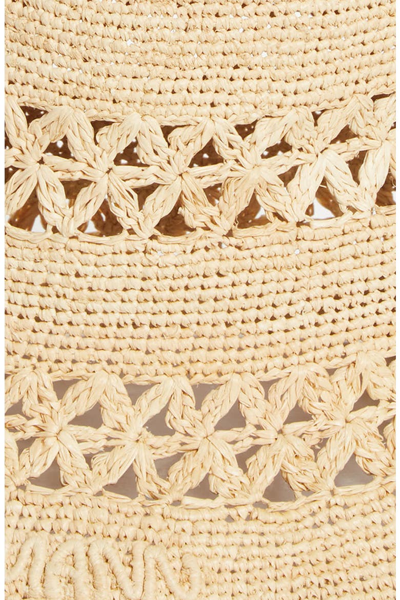 Raffia Bucket Hat, Alternate, color, NATURAL