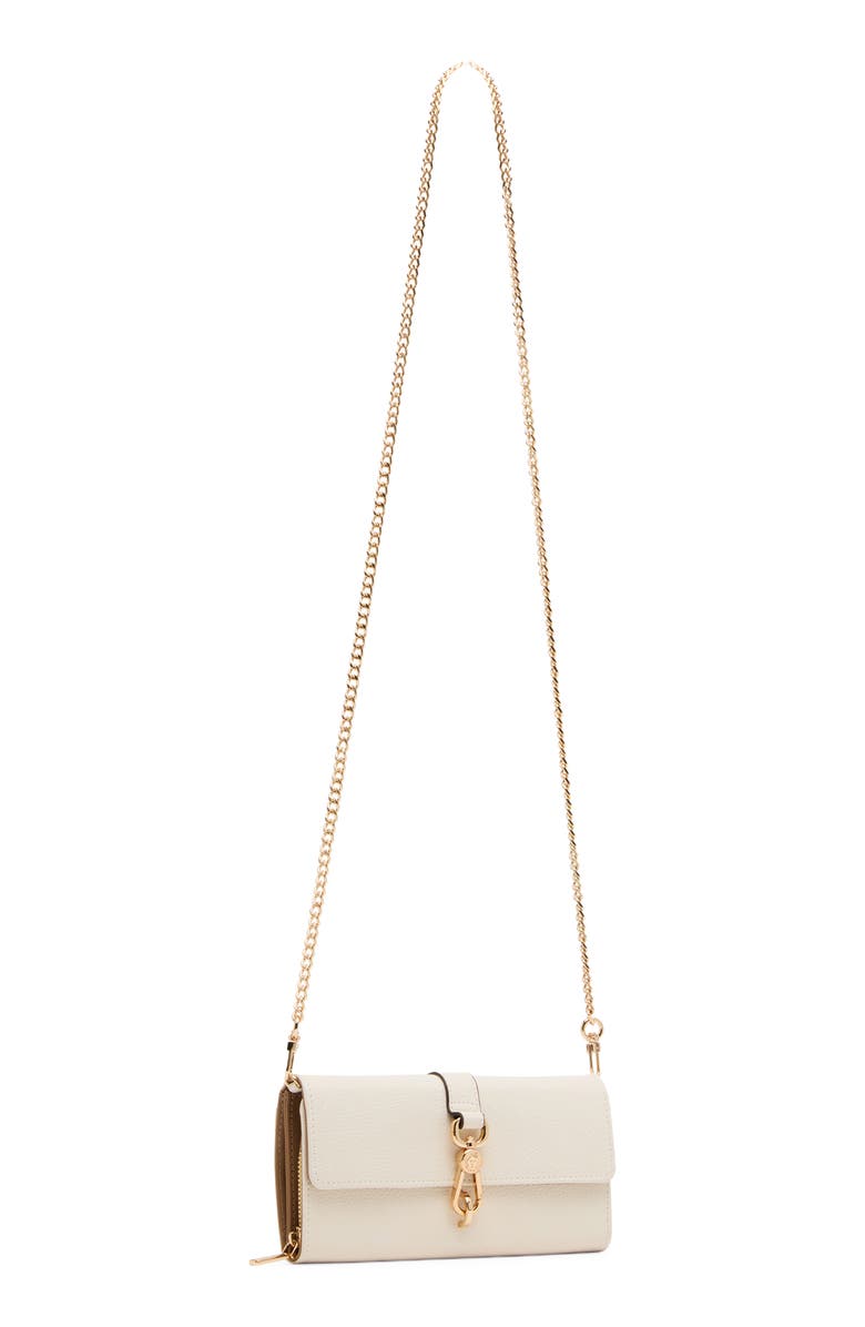 Anne Klein Wallet on a Chain Crossbody Bag, Alternate, color, Pearl