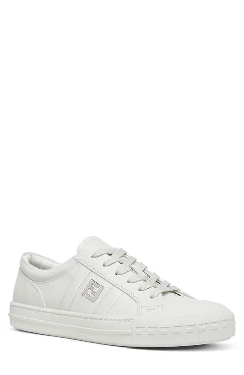 スニーカー FENDI Men Sneakers 7L1663AQX9 F1NLP WHITE Fendi Match Sneakers Leather White | Fendi