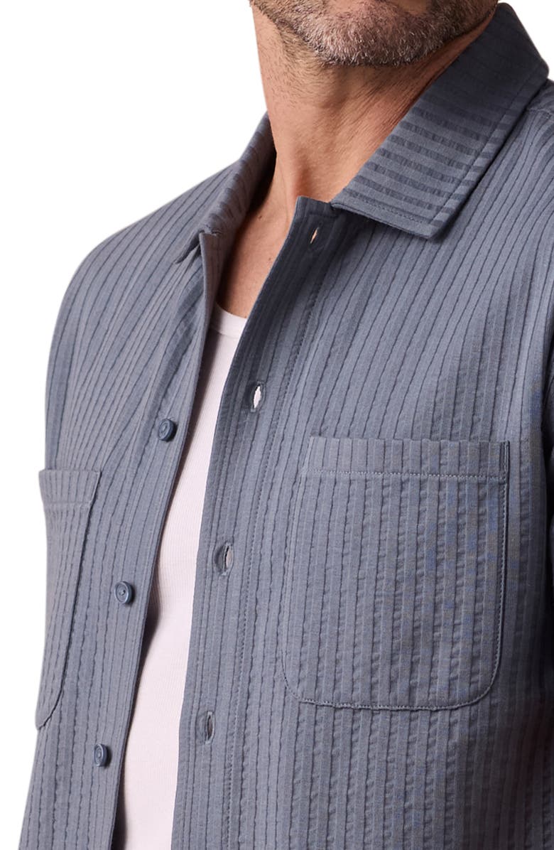 The Normal Brand Getaway Short Sleeve Knit Button-Up Shirt, Alternate, color, 