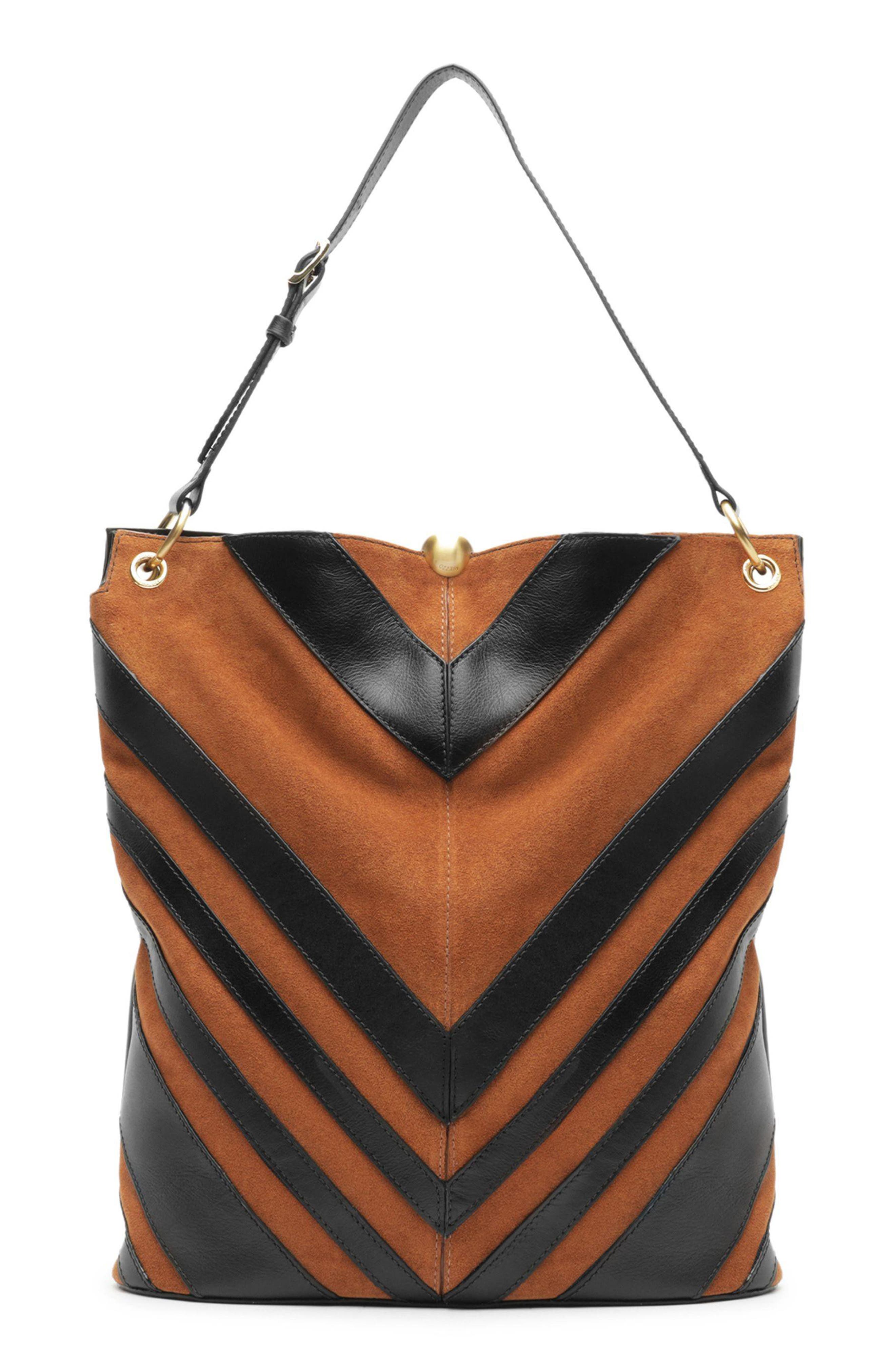 Aurora Large Leather Hobo Bag, Main, color, SOUL NATURAL