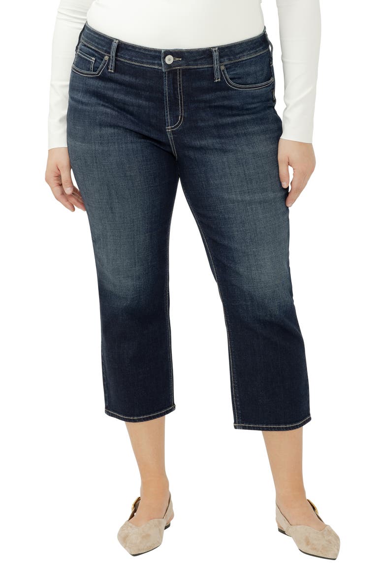 Elyse Curvy Mid Rise Capri Jeans, Main, color, BAY ST. LOUIS