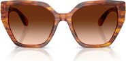 Swarovski 56mm Gradient Irregular Sunglasses