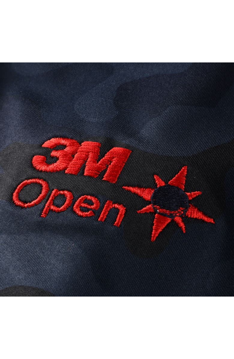 PUMA Men's Puma Navy 3M Open MATTR Volition Camo Polo, Alternate, color, Navy