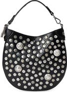 Polo Ralph Lauren Polo ID Studded Leather Top Handle Bag