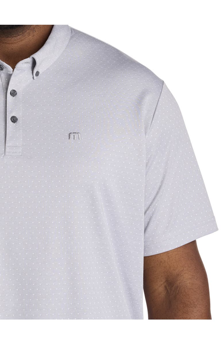 TravisMathew Fit By DXL Big & Tall Handsome Town Polo Shirt, Alternate, color, Heather Light Grey