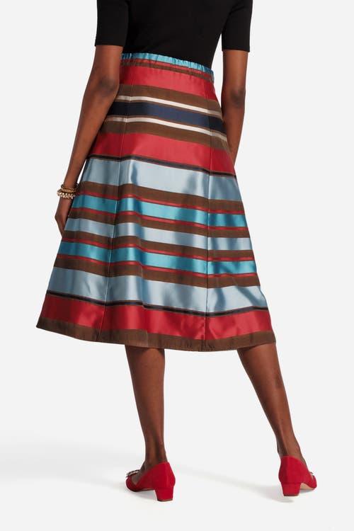 Frances Valentine Mercer Striped Maxi Skirt In Multi