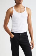 Dolce&Gabbana Embroidered Logo Rib Tank