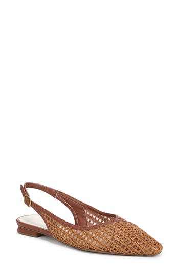 Franco Sarto Raena Slingback Flat In Brown