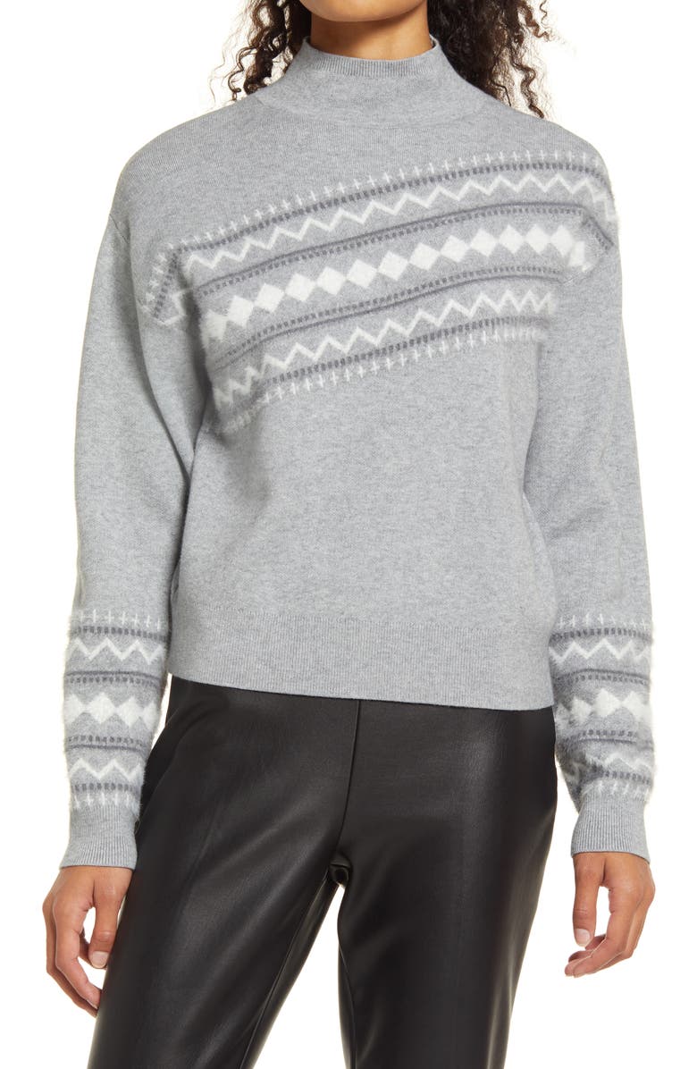 Halogen<sup>®</sup> Mock Neck Sweater, Main, color,