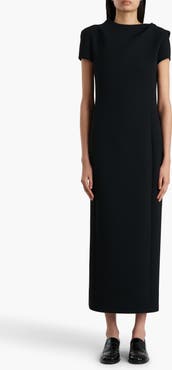 Khaite Iryl Open Back Crepe Dress