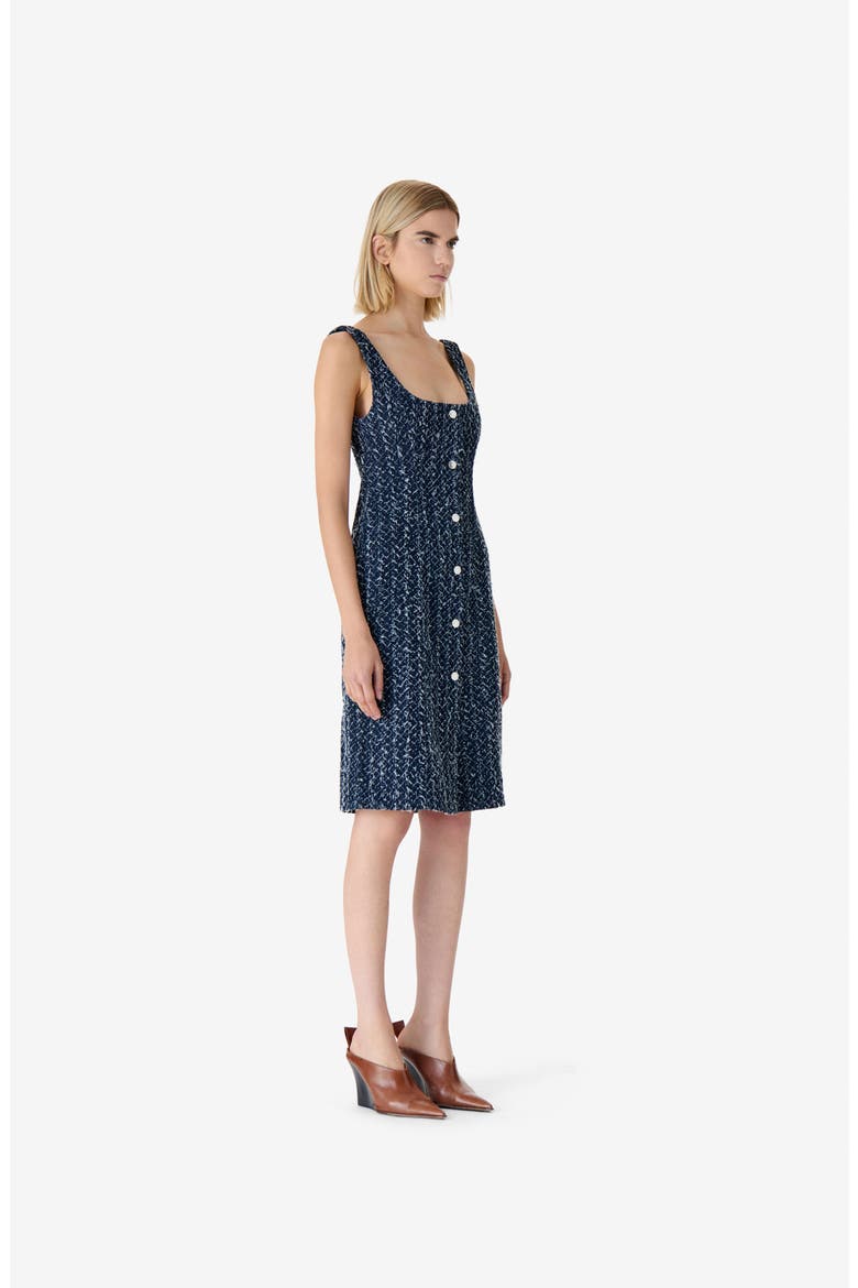 Vanina Denim Dress, Alternate, color, Denim Curl