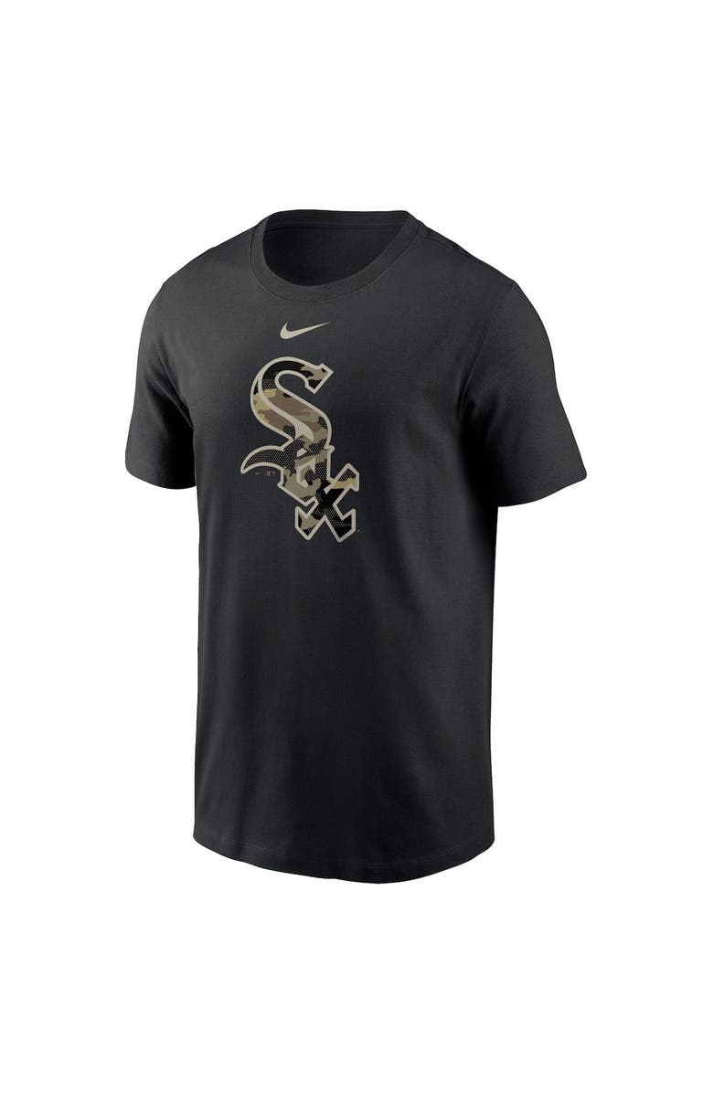 Nike Men's Nike Black Chicago White Sox Team Camo Logo T-Shirt, Alternate, color, 