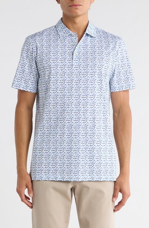Victor Short Sleeve 8-Way Stretch OoohCotton® Knit Button-Up Shirt