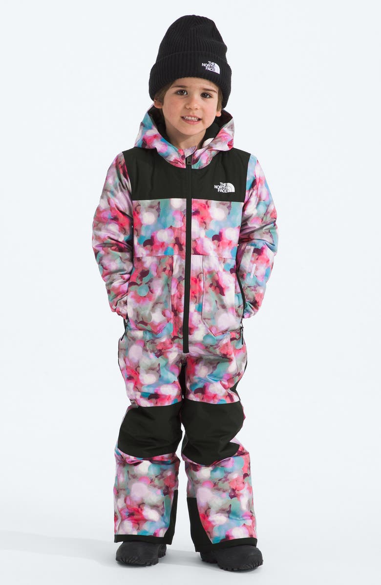 The North Face Kids' Freedom Snow Suit, Alternate, color, Lite Lilac Lens Flare Print