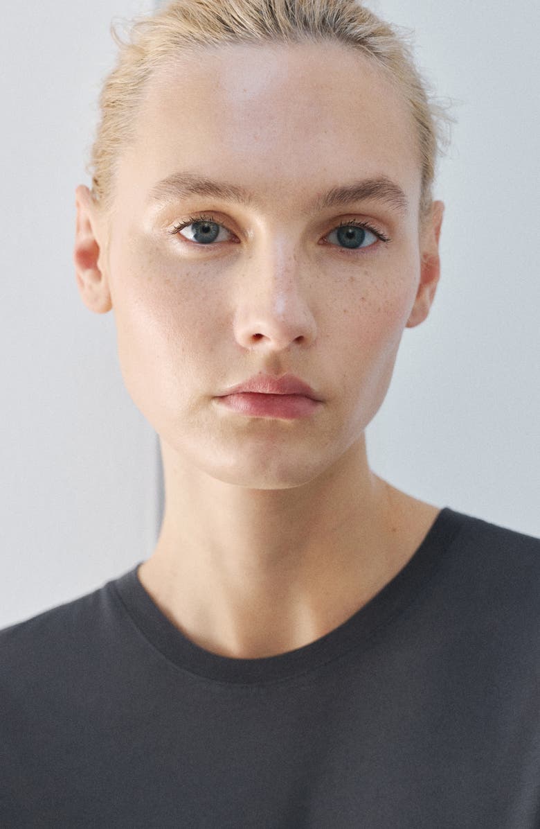 MANGO Modal Pajama T-Shirt, Alternate, color, Charcoal