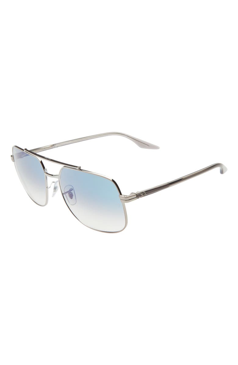 Ray-Ban 59mm Gradient Aviator Sunglasses, Alternate, color, 