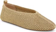 Steve Madden Cyntra Woven Raffia Flat