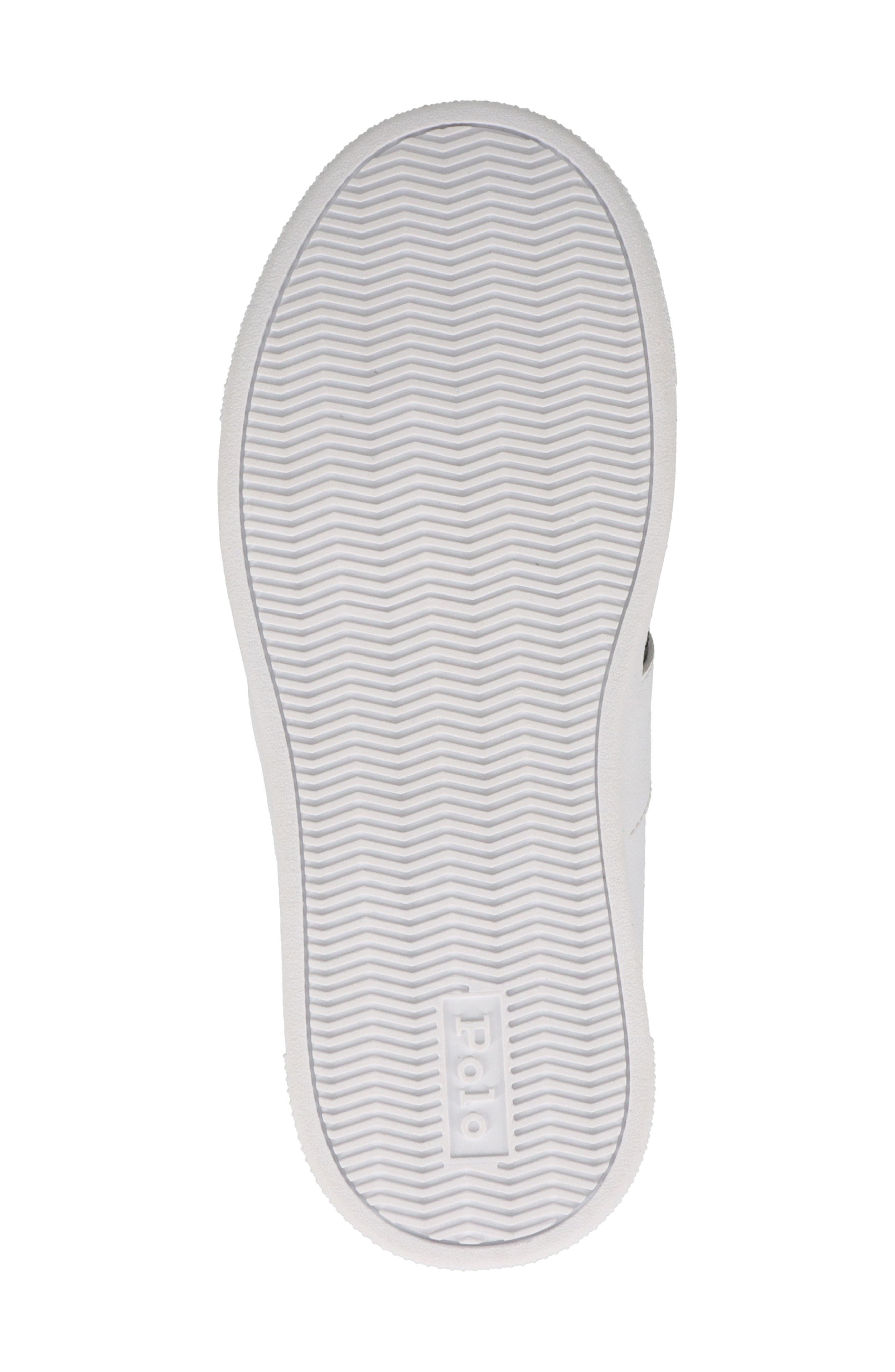 Ralph Lauren Kids' Telly Sneaker, Alternate, color, White/Navy