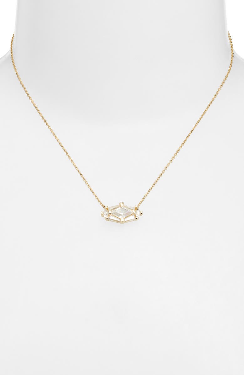 Kendra Scott Short Lindy Rae Pendant Necklace, Alternate, color,