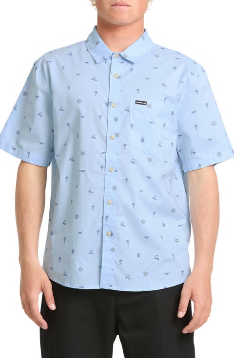 Beach Daze Classic Short Sleeve Button Up Shirt