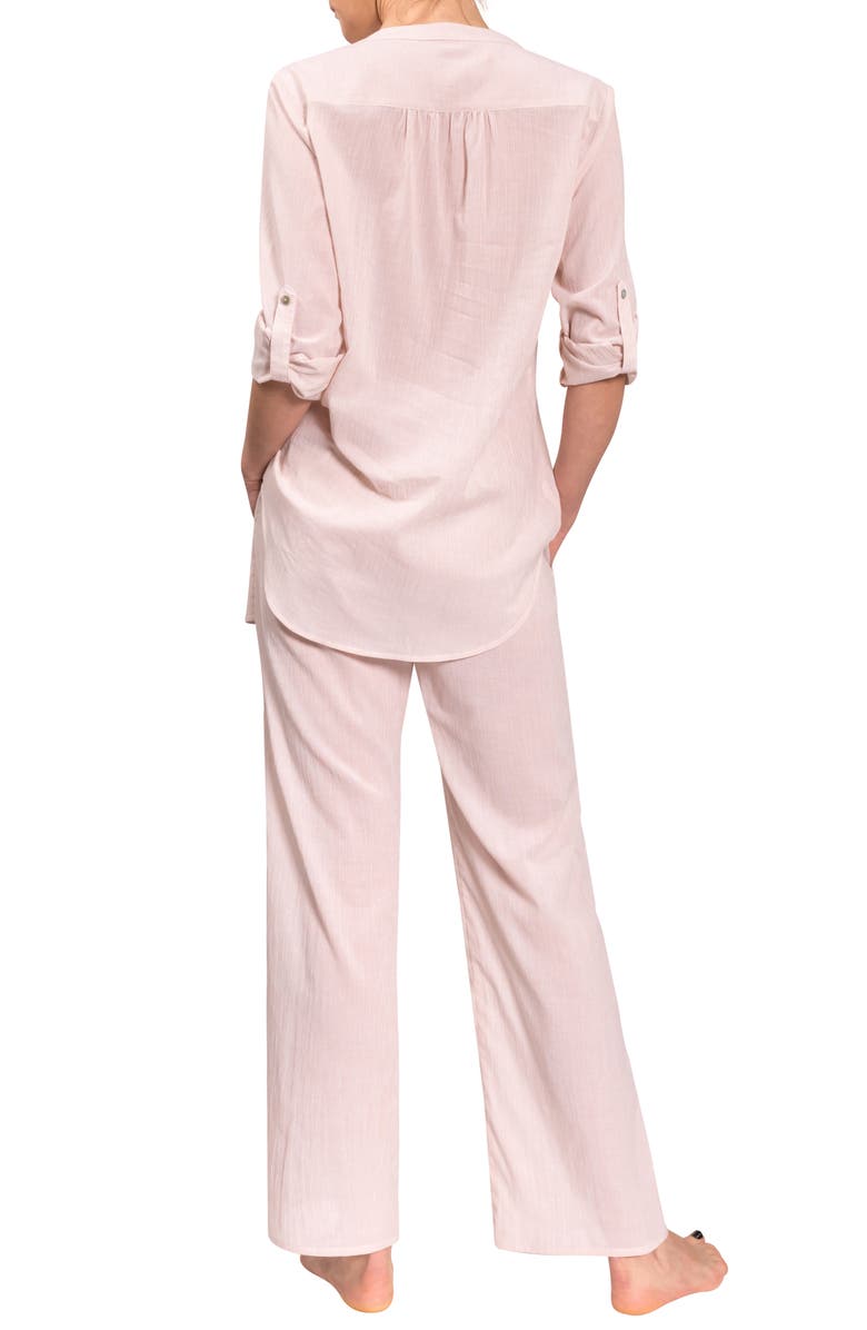 Everyday Ritual Jamie/Simone Pajamas, Alternate, color, Wheat