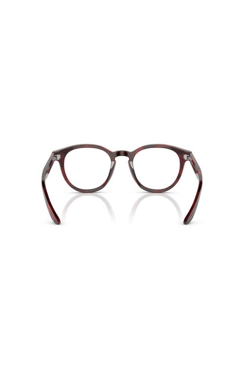 Giorgio Armani 50mm Phantos Optical Glasses In Burgundy