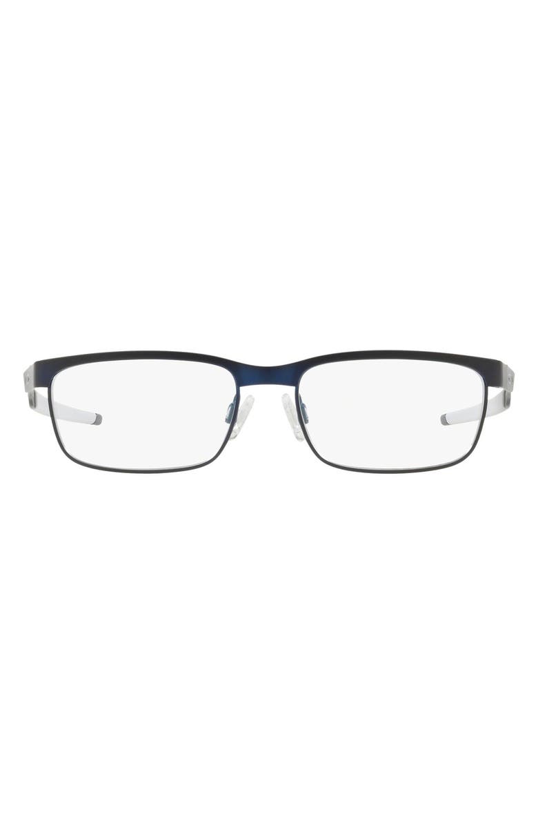 Oakley Kids' Steel Plate<sup>™</sup> XS 48mm Rectangular Optical Glasses, Main, color,