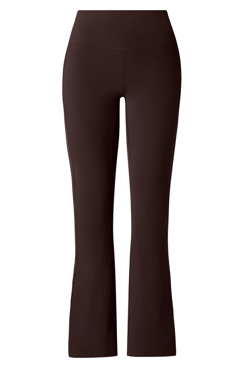 Revive Pocket Flare Leggings, Alternate, color, DARK ESPRESSO