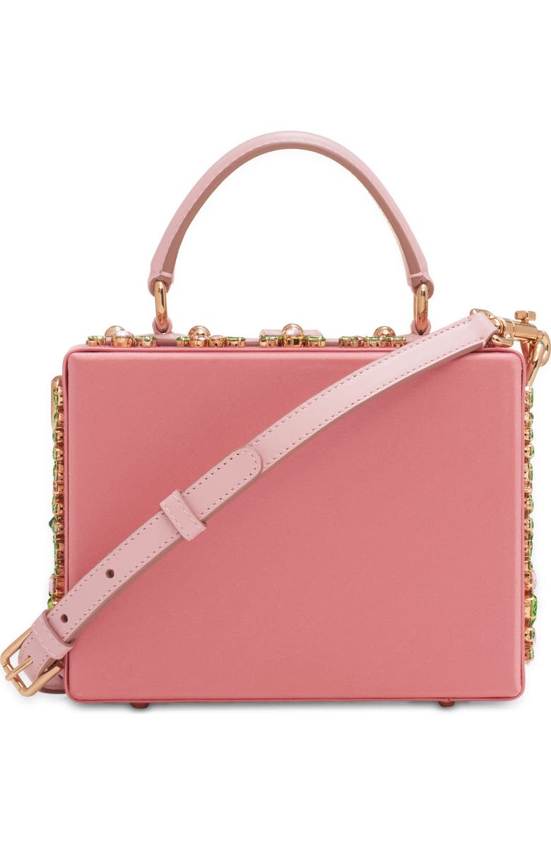 Dolce&Gabbana The Dolce Raso Raso Satin & Leather Box Bag, Alternate, color,
