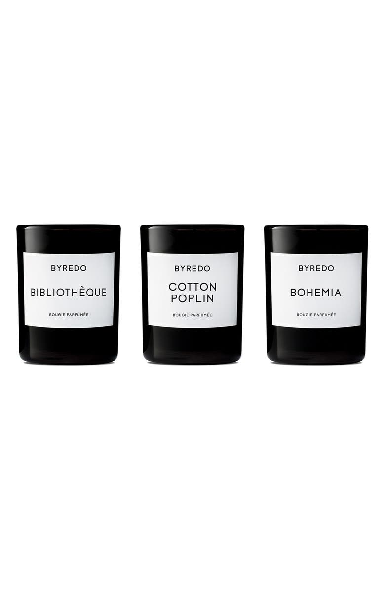 BYREDO La Mini Selection Gourmande Candle Set, Main, color,