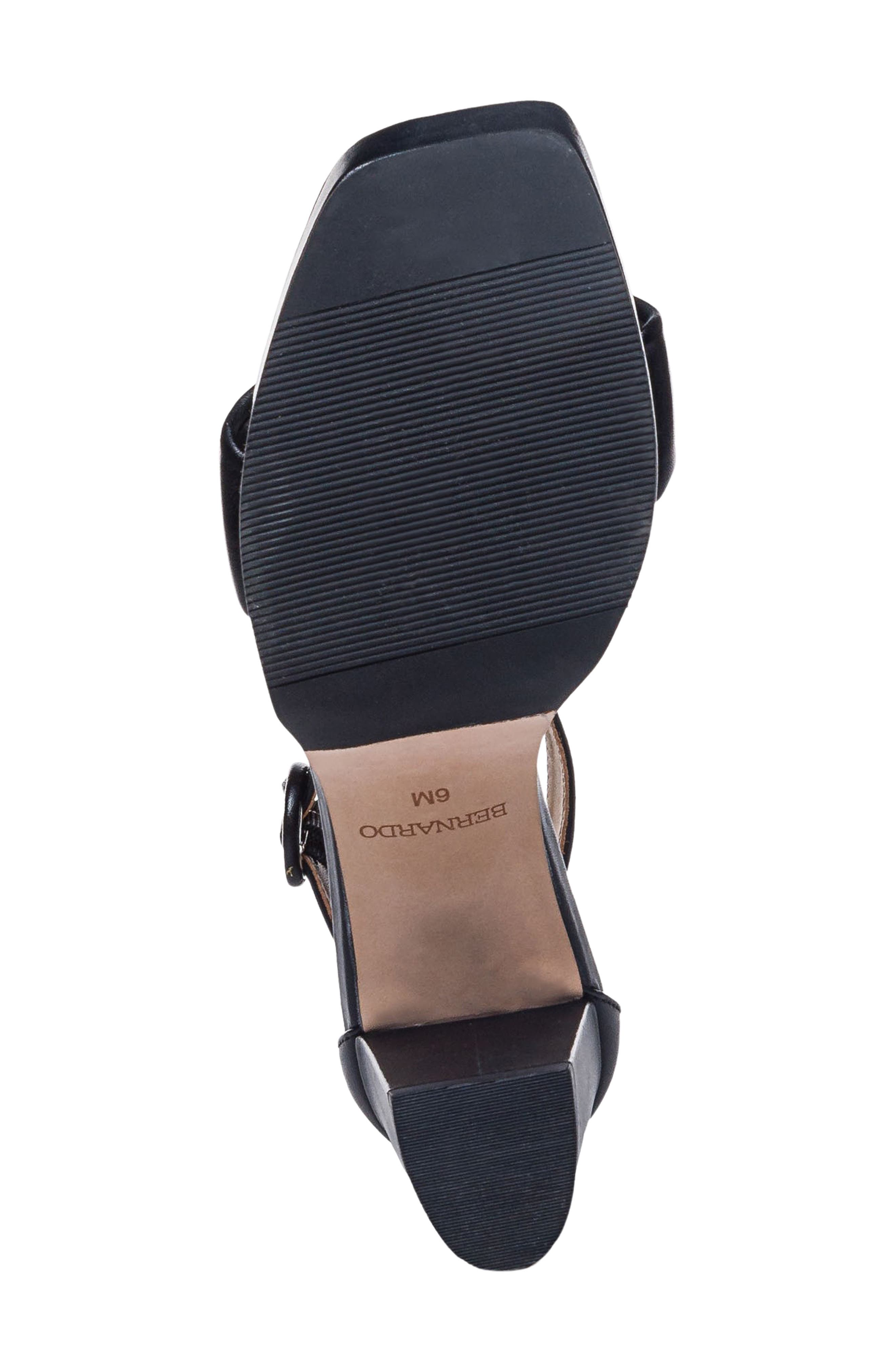 Bernardo Footwear Carla Square Toed Ankle Strap Sandal, Alternate, color, 