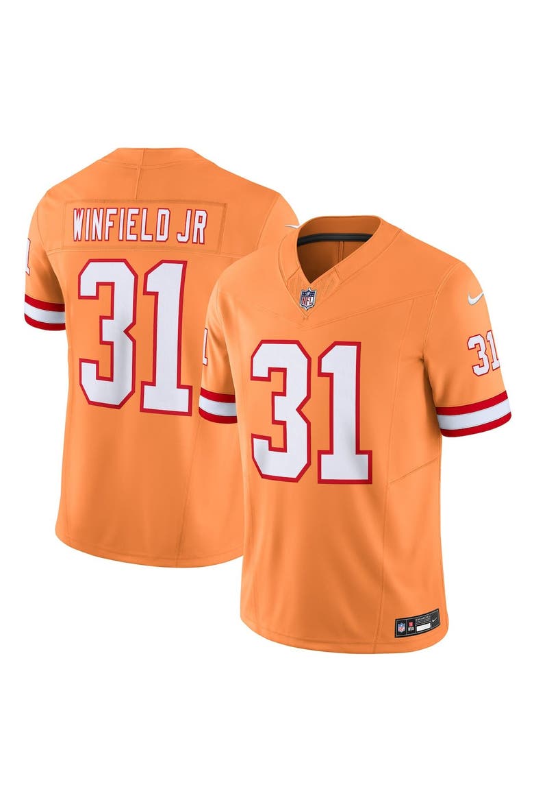 Men's Nike Antoine Winfield Jr. Orange Tampa Bay Buccaneers Vapor F.U.S.E. Limited Jersey, Main, color, Orange