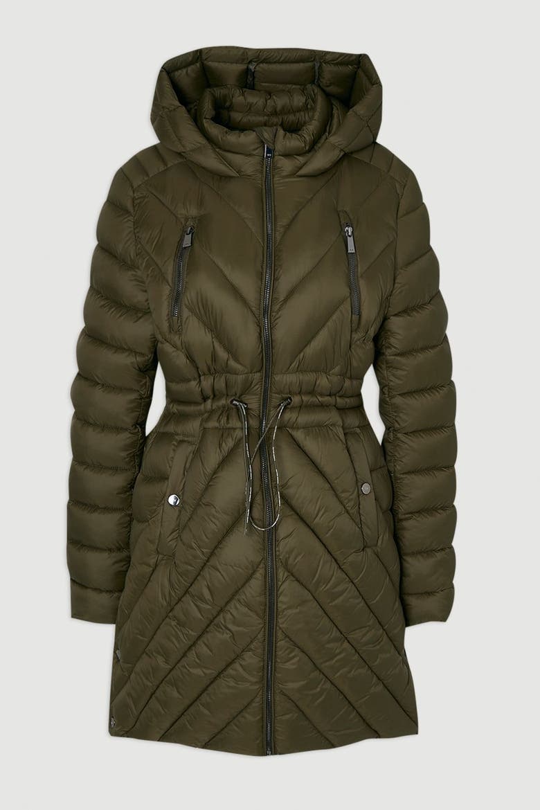 Lightweight Packable Coat, Alternate, color, Khaki