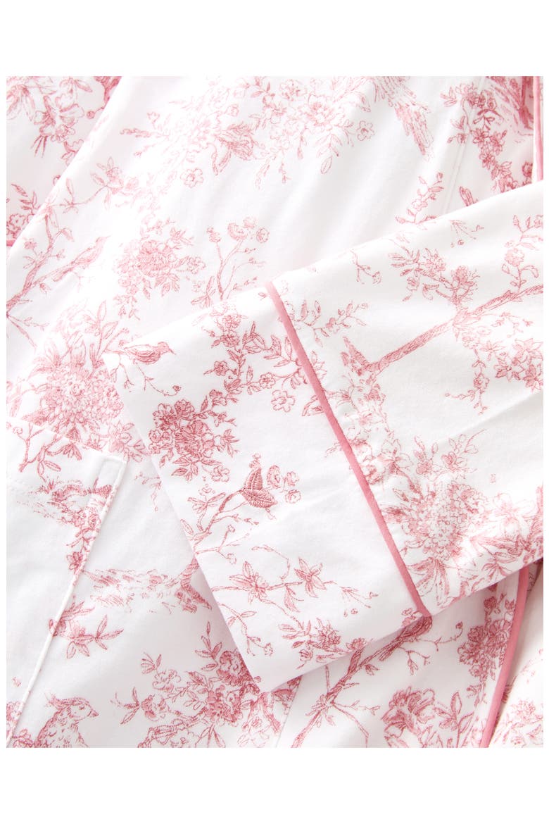 Timeless Toile Pima Cotton Robe, Alternate, color, PINK