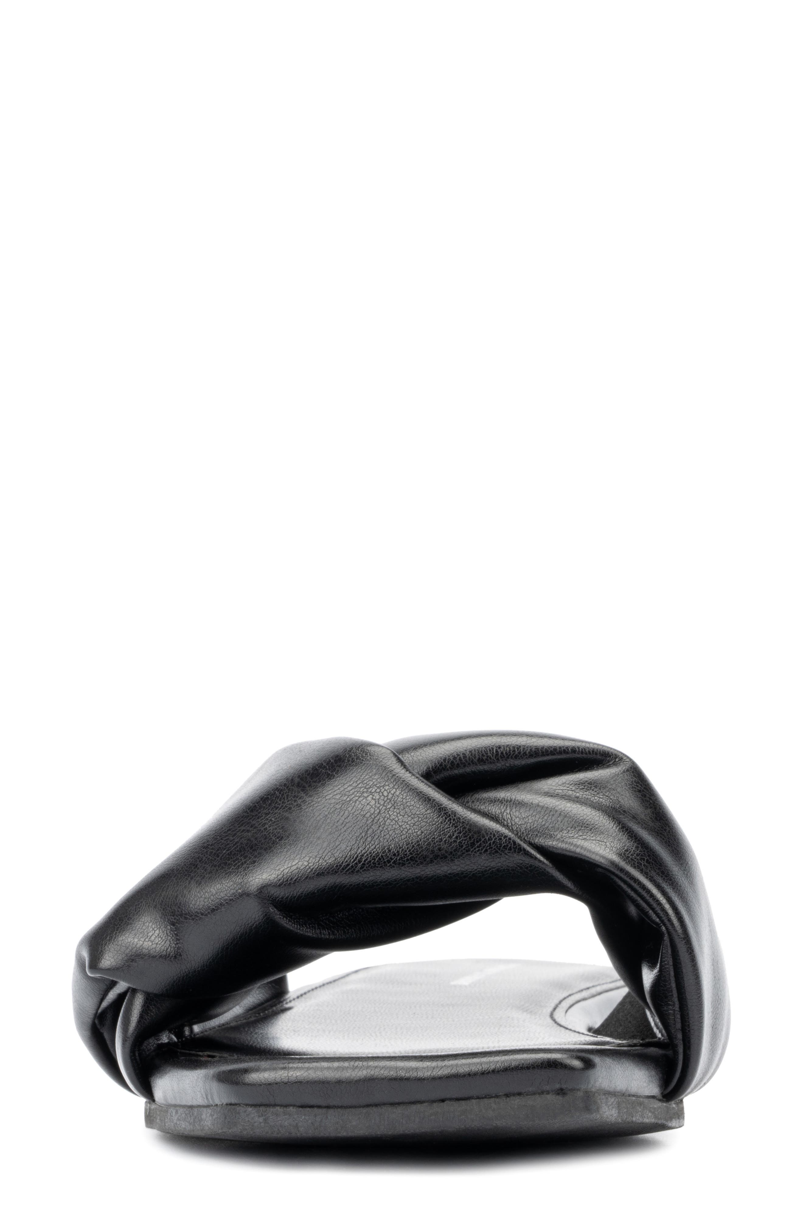 Fashion to Figure Pamela Slide Sandal - Wide Width, Alternate, color, Black