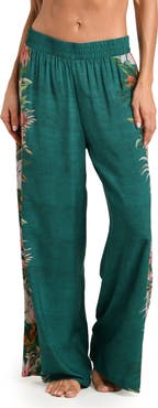 La Blanca Courtyard Palms Wide Leg Pants Cover-Up