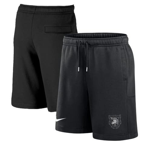Men's Nike Black Army Black Knights Army 250 Collection Club Fleece Shorts