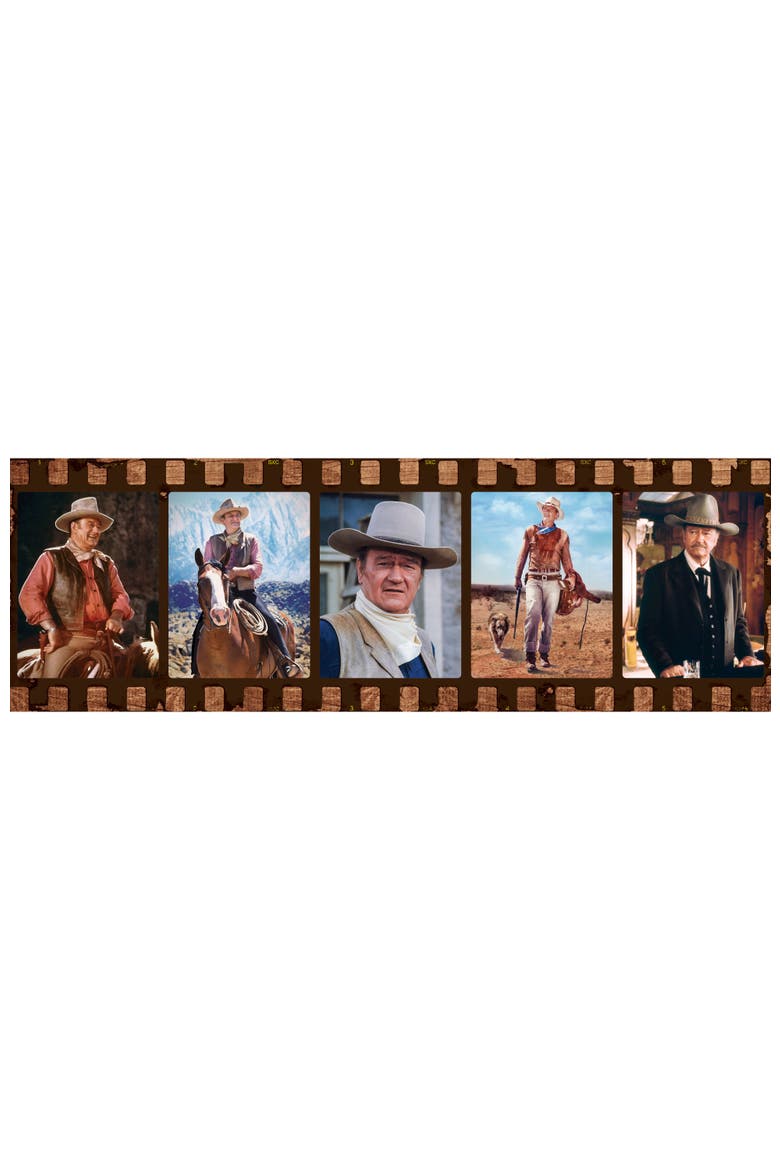 John Wayne in Film 1000pc Pano Puzzle, Alternate, color, Multicolor