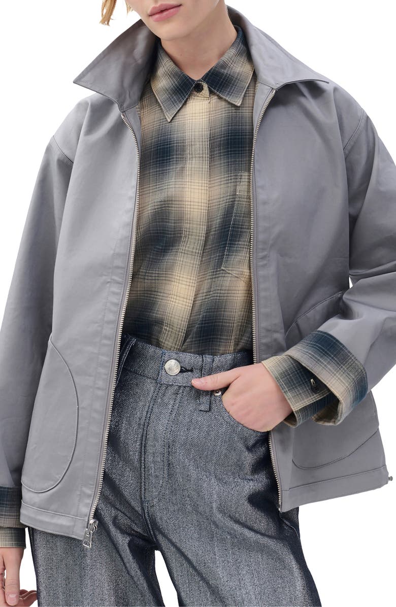 rag & bone Carrie Reversible Jacket, Alternate, color, Grey Pd