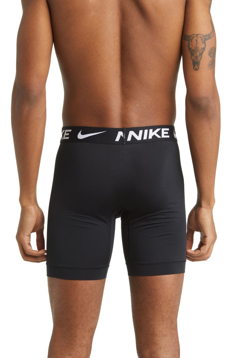 3-Pack Dri-FIT Essential Long Leg Boxer Briefs, Alternate, color, BLACK/BLACK/BLA