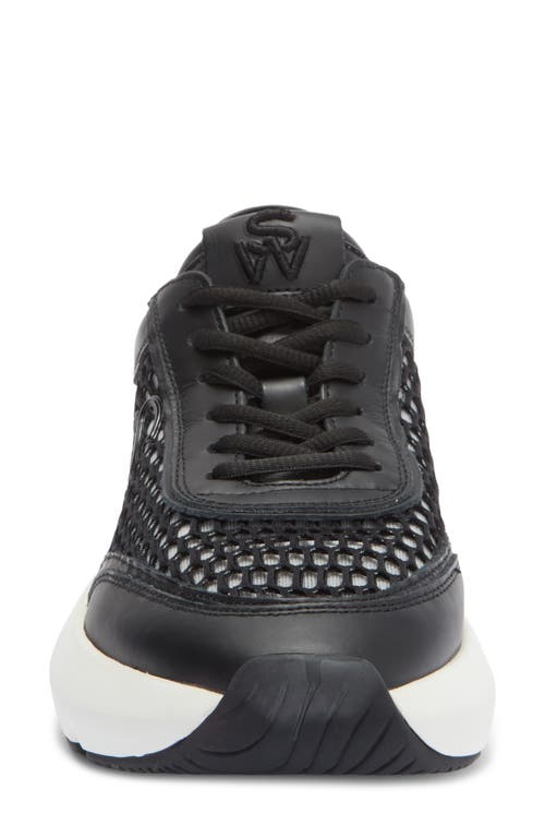Stuart Weitzman Glide Mesh Sneaker In Animal Print