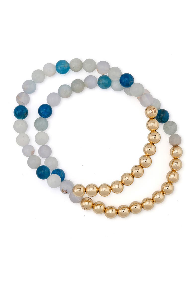 N13 Boss/Confidence Set of 2 Healer's Bracelets, Alternate, color, YELLOW GOLD